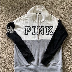 3/4 ZIp PINK pull over